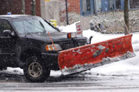 plowing snow