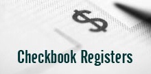 Checkbook Registers