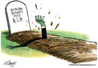 Cartoon by Henry Payne