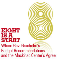 Eight Is a Start: Where Gov. Granholm’s Budget Recommendations and the Mackinac Center’s Agree
