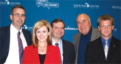 Henry Payne, Kathy Hoekstra, John Fund, Frank Beckmann and Ken Braun