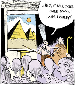 Pyramid Cartoon