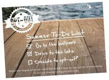 August MEA opt-out postcard