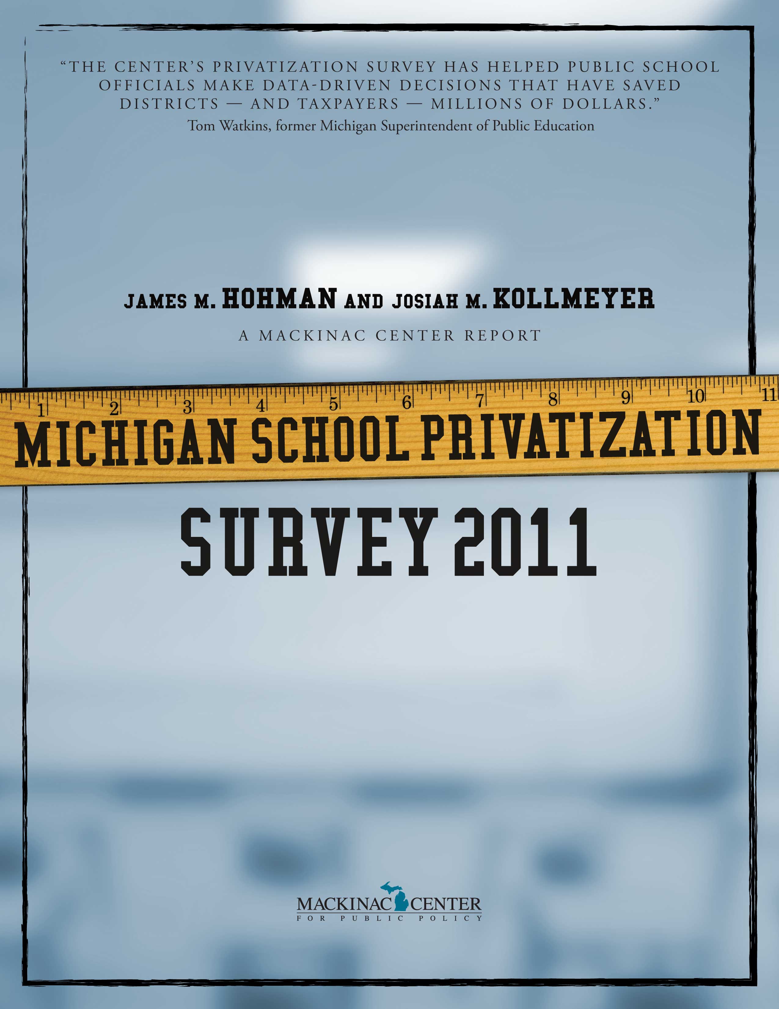 Images from 
Michigan School Privatization Survey 2011