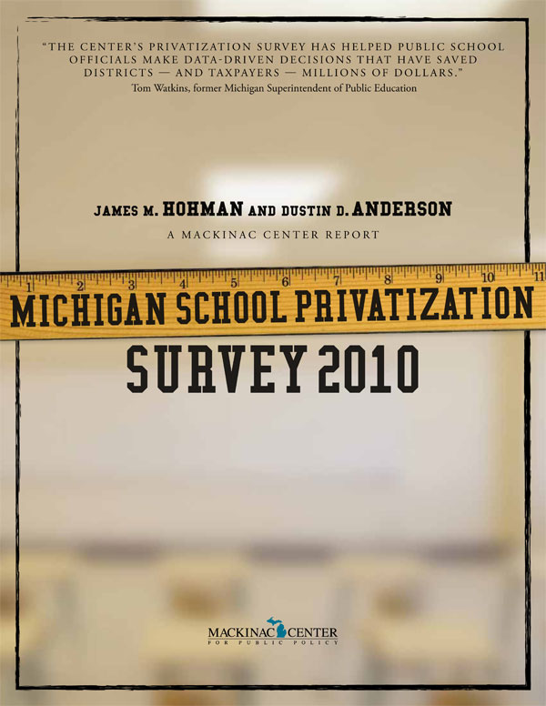 Images from 
Michigan School Privatization Survey 2010