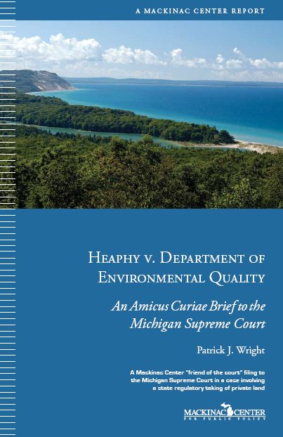Images from 
Mackinac Center Amicus Curiae Brief in Heaphy v. Department of Environmental Quality