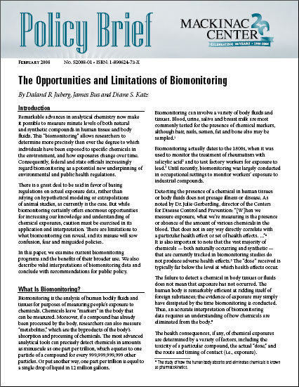 Images from 
The Opportunities and Limitations of Biomonitoring