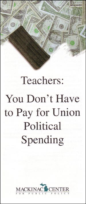Images from 
Teachers: You Don't Have to Pay for Union Political Spending