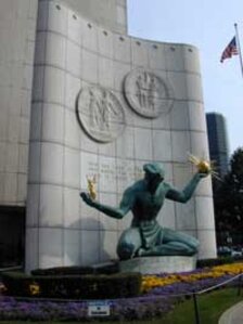 Detroit statue