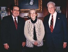 Justice Scalia, Judge Gadola and Mrs. Gadola