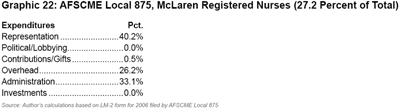 Graphic 22: AFSCME Local 875, McLaren Registered Nurses (27.2 Percent of Total) - click to enlarge
