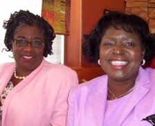 Constance Harvey and Patricia Scott