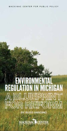 Environmental Regulation in Michigan: A Blueprint for Reform