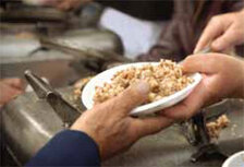 Food service for the needy