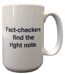 Fact-checker mug
