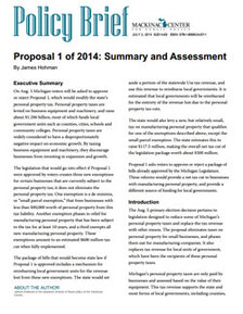 Proposal 1 of 2014: Summary and Assessment