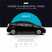 Uber advertisement