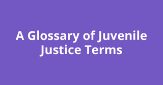 A Glossary of Juvenile Justice Terms