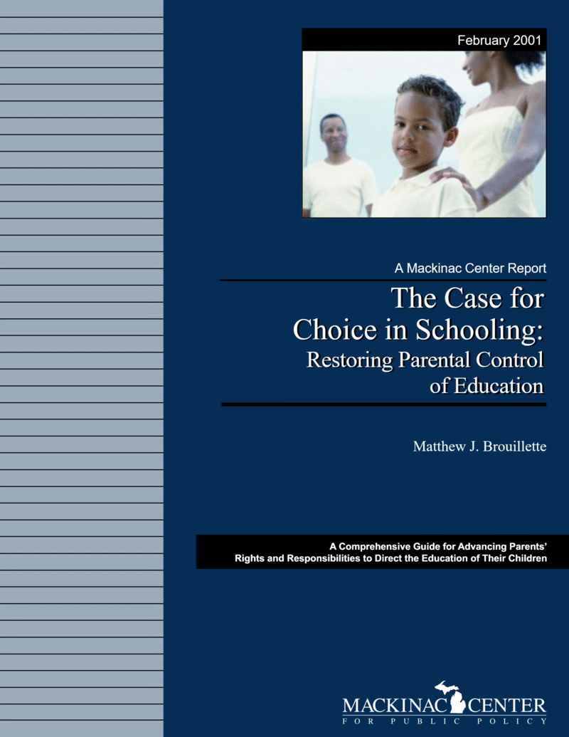 Three Types of Education Reform The Case for Choice in Schooling