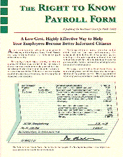 Click to enlarge: The Right to Know Payroll Form Brochure